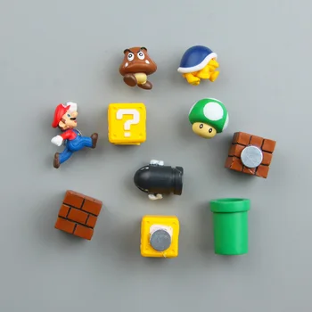 

Red and white machine Super Mario Cartoon character fridge magnets whiteboard sticker Refrigerator Magnets Kids Gift