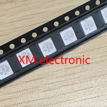 200 шт. 5050 RGB SMD СВЕТОДИОДНЫЙ красного, синего, зеленого и SMT СВЕТОДИОДНЫЙ PLCC-6 3 вилочным держателем светильник излучающие диоды для подавления переходных скачков напряжения лампа шарик для автомобиля, лодка, велосипед, "сделай сам"