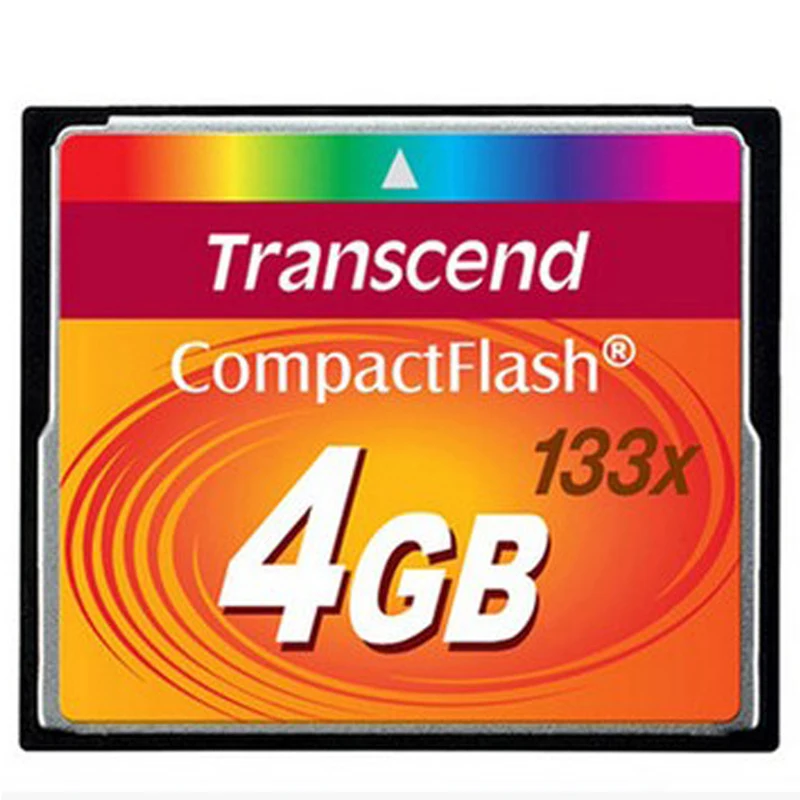 Высококачественная Фирменная профессиональная карта памяти Transcend 32 ГБ 16 ГБ 8 ГБ 4 ГБ SLC высокоскоростная cf-карта 133x компактная флеш-карта - Емкость: 4 ГБ