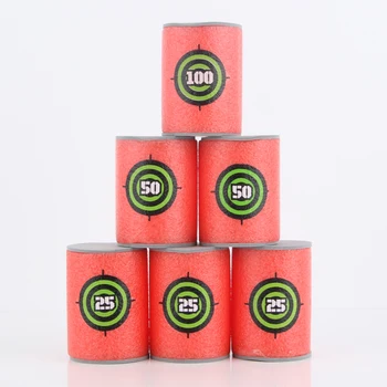 6pcs/lot  Gun Bullet Targets Soft