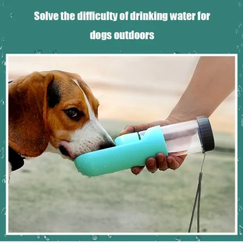 

Portable Pet Dog Water Bottle Dispenser Travel Dog Bowl Cups Dogs Cats Feeding Water Outdoor Walking Cycling For Pets Products