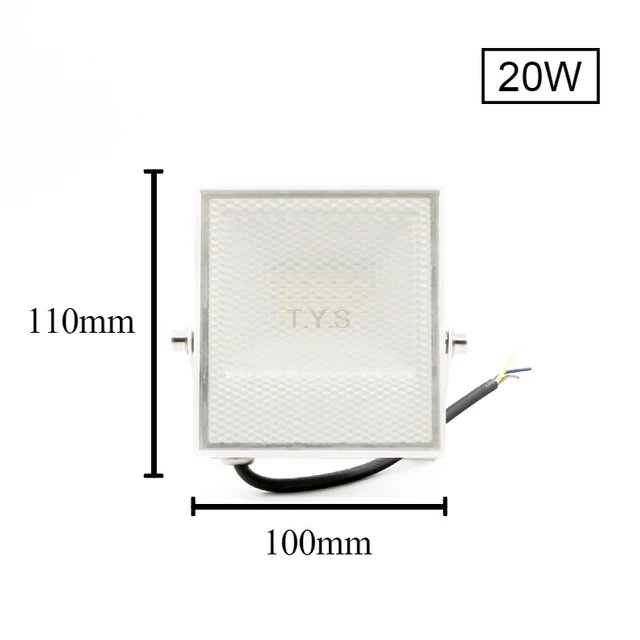 Waterproof IP65 Led Floodlight 100W 50W 30W 20W 220V Led Flood Light Outdoor Lighting Led Spotlight Reflector Garden Spot Lights