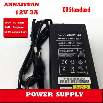 

High quality EU plug 5.5*2.5 mm black 36 W switching supply 12 V 3 A notebook 235 g Electric tool power adapter supply