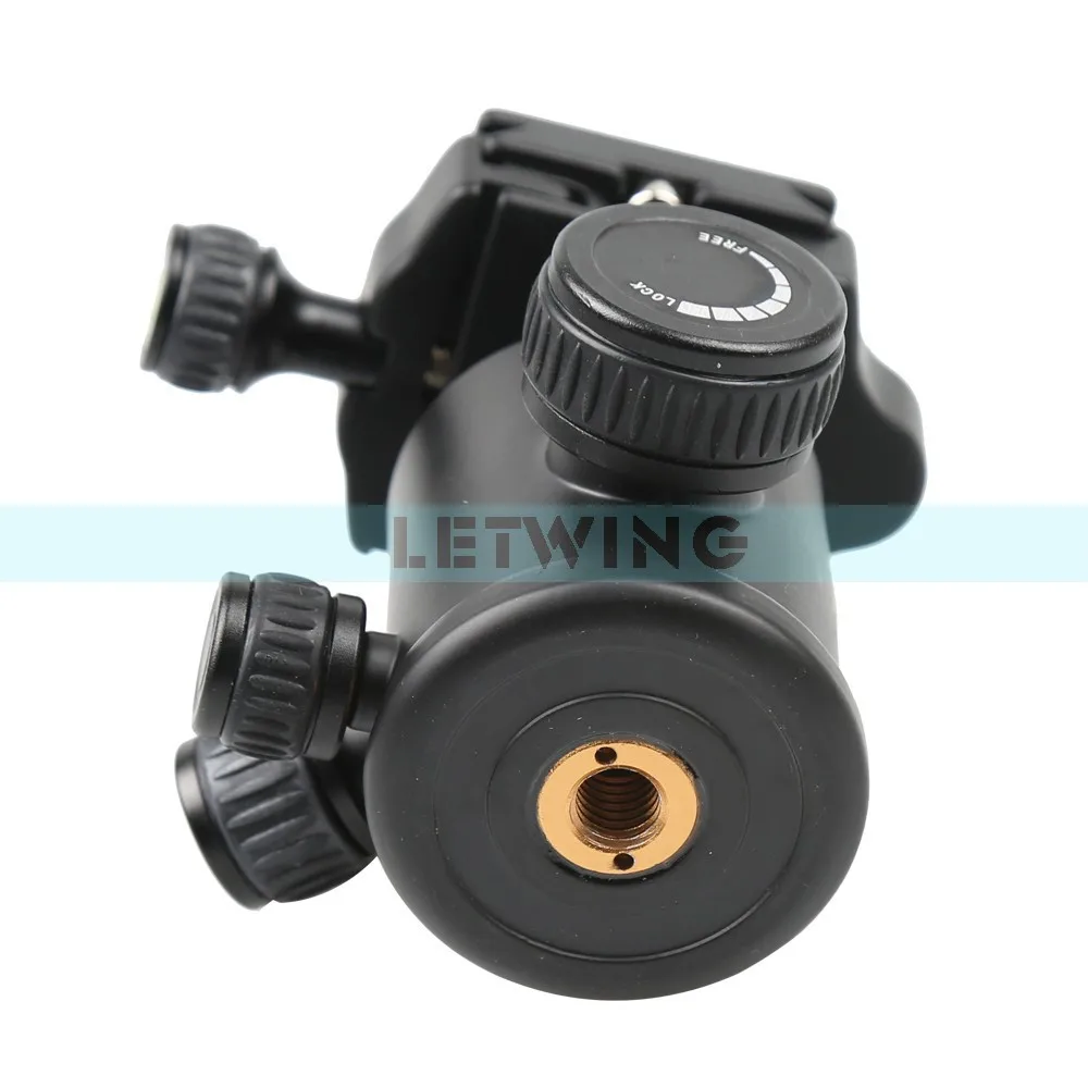 QZSD-02 алюминиевый штатив шаровая Головка с быстроразъемной пластиной камеры штатив монопод