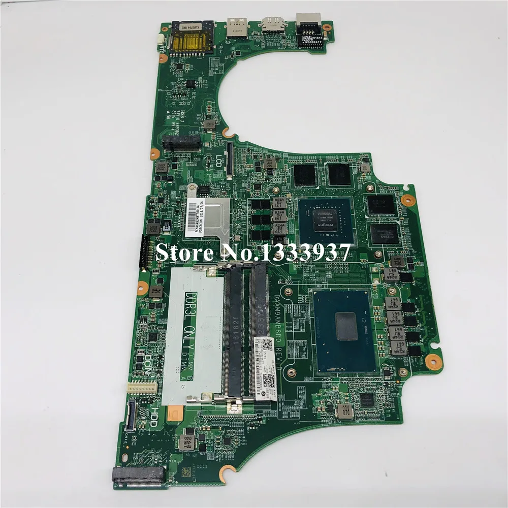 Материнская плата DAAM9AMB8D0 для Dell Inspiron 15 7559 Материнская плата ноутбука MPYPP 0MPYPP CN-0MPYPP i7-6700HQ SR2FQ