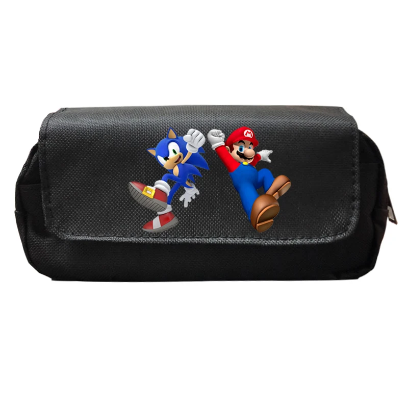 7 Милый Mario& Sonic зубная щётка ежедневно Карандаш Чехол для школьниц; детское ручка коробки для маленьких мальчиков и девочек обратно в школу подарок подарки для детей милый хранение канцелярских принадлежностей - Цвет: 7
