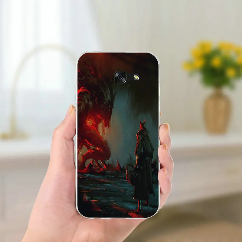 Модный кровь игры Мягкие силиконовые чехлы из ТПУ для телефонов Samsung Galaxy A3 A5 A7 2016