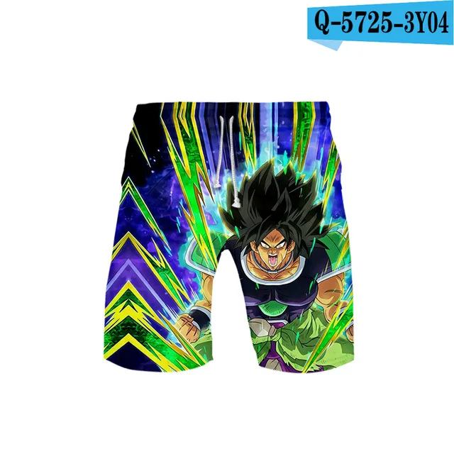 3d-st571 Dragon Ball Z Goku/Мужская одежда для плавания с принтом, сексуальные повседневные шорты для фитнеса, мужские пляжные шорты, Забавный 3D купальный костюм 6XL, летние шорты для плавания - Цвет: 3d-st571
