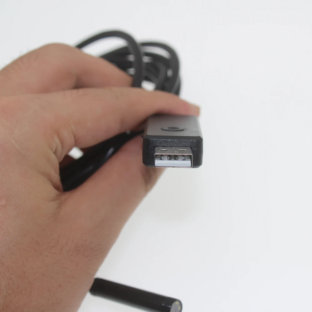 Jcwhcam 7 мм 2 м кабель USB эндоскопа Камера Гибкая Змея бороскоп инспекции труб Мини Камера для ПК