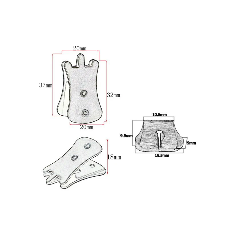 Erhu Zhonghu Mute Finish Muffler Silencer String+ Rosewood Bridges Set Parts Accessory