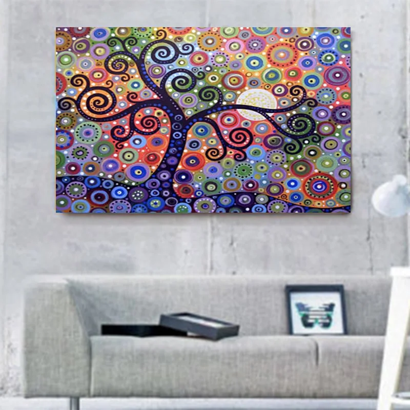 

5d diy Diamond Paintings Abstact Trees Cross Stitch Room Wall Art Decoration Painting Embroidery Mosaic Full Diamonds Friends