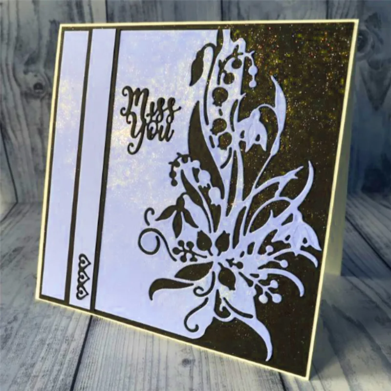 

New Arrival Flower Lace Metal Cutting Dies New 2019 Stencils for Dies Scrapbooking DIY Ablum Photo Card Craft Die Cuts Decor
