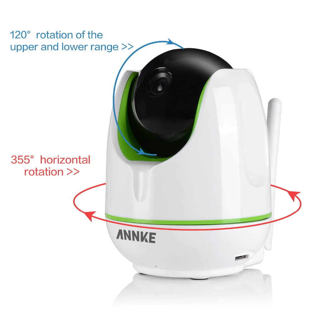 ANNKE HD 960P беспроводная WiFi ip-камера 1.3MP панорамирование/наклон Wi-Fi сеть ИК Ночное Видение домашняя камера безопасности видеоняня
