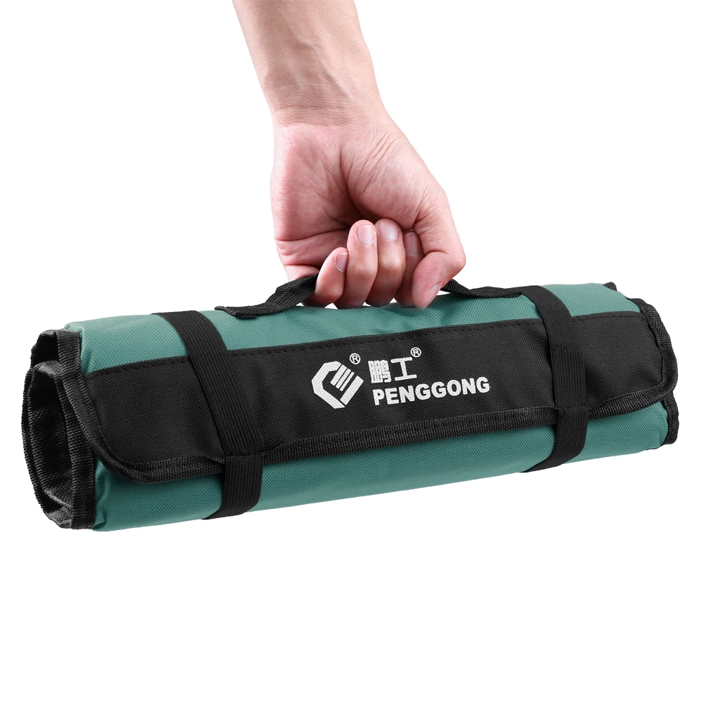 

Tool Bag Oxford Canvas Chisel Roll Wearable & Waterproof Bag Electrician Bag Repair Tools Hand Storage Tool Organizer