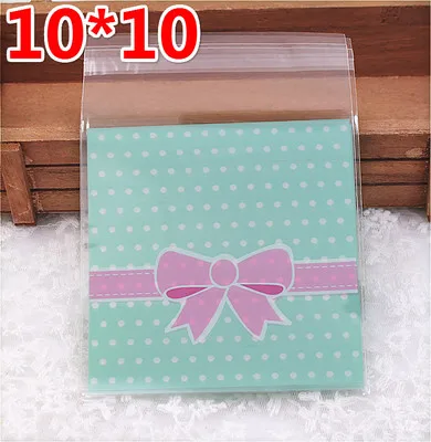 1000 шт. 10*10 см прозрачный Cookie Упаковка Сумки самоклеящиеся Пластик печенье свадьбы конфеты Сумки прекрасный сердце Пластик Сумки - Цвет: Сливовый