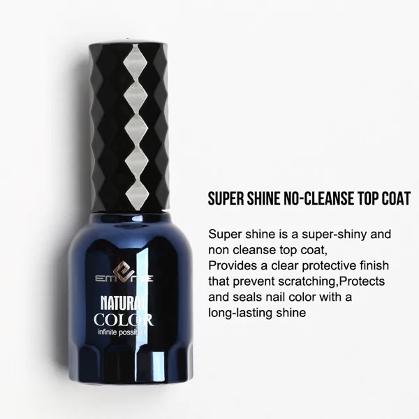 super shine top coat Новое поступление 15 мл гель для ногтей отмачиваемый магический удалитель УФ гель лак для ногтей гель верхний слой и Базовое покрытие матовое верхнее покрытие праймер - Цвет: super shine top coat