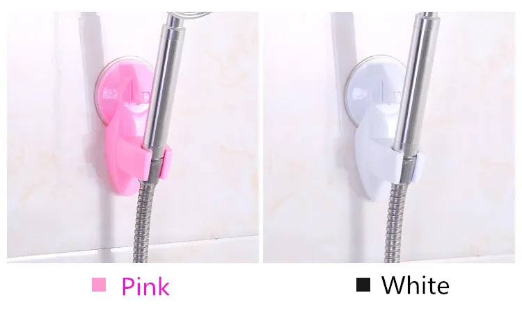 Adjustable Bathroom Shower Sprinkler Holder Strong Sucker Type Shower Head Bracket Stand for Shower Mounting Nozzles