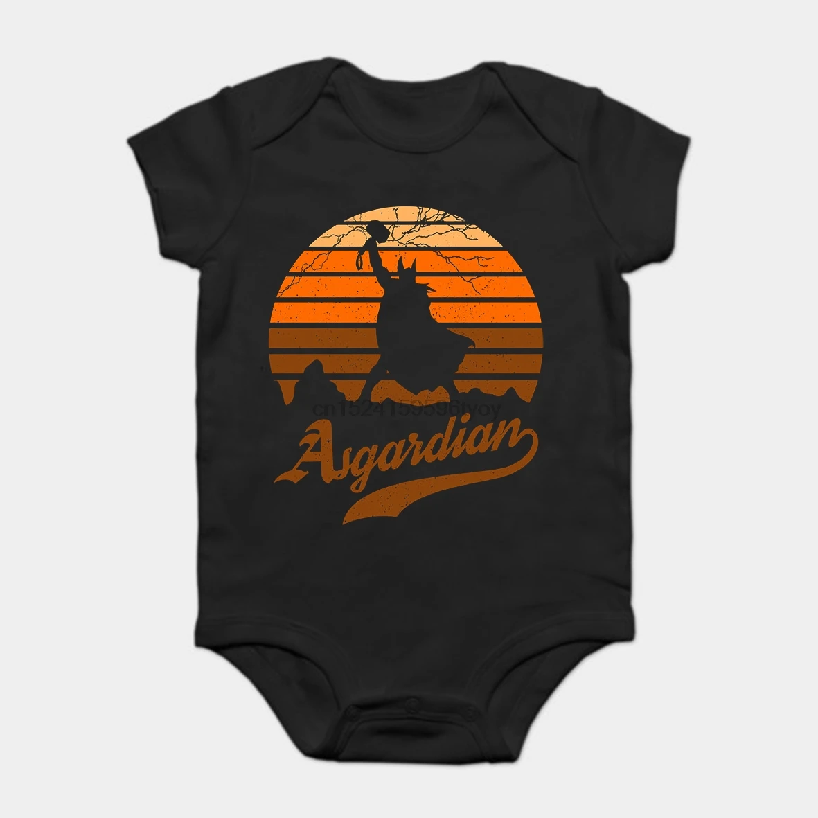 Детские Onesie Детские Боди Детская футболка хлопка, напечатанные Асгарда-Тор