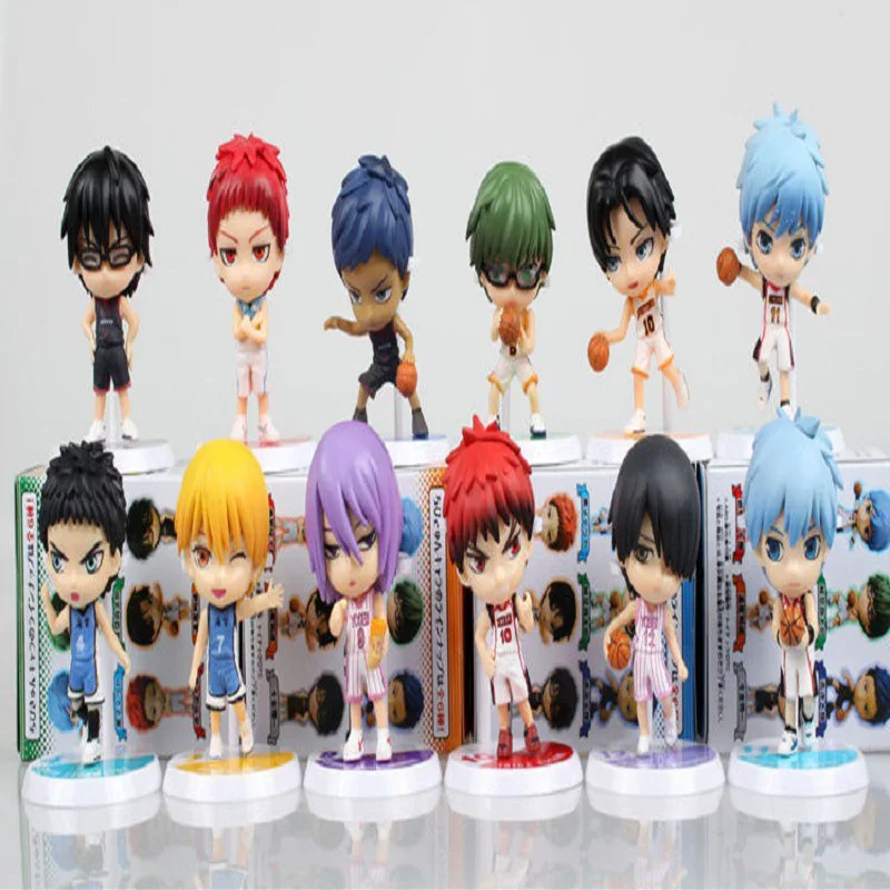 

With Retail Box Anime Kuroko's Basketball Kuroko no Basuke Edition The 5th PVC Action Figure tetsuya Basket Collection Model Toy