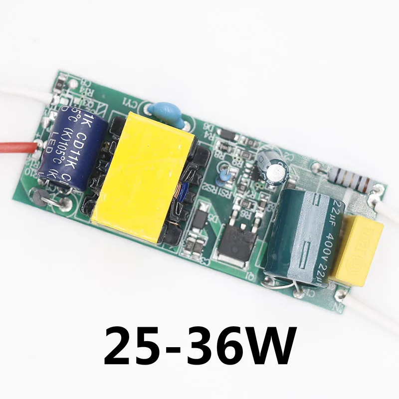 Светодиодный драйвер 1-36 Вт 180ма 350мА выходное напряжение 75-135 в для Светодиодный источник питания светодиодный трансформатор освещения