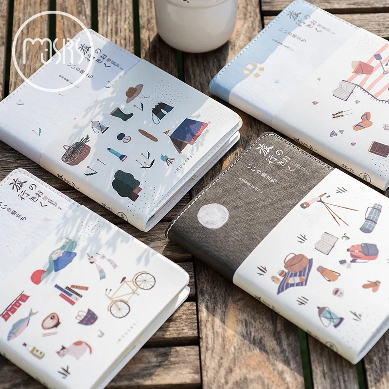 

2018 new arrival Kawaii Travel Diary Notebook DIY Planner Agendas Diary Monthly Daily Plan Book Travel's Notebook Gift