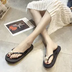 2019 Новая летняя домашняя повседневная обувь ручной работы, женские Вьетнамки с узкими лентами на низком каблуке для отдыха, женские летние