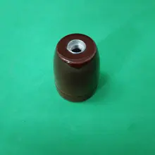 E27 E26 кулон фарфор держатель лампы 510A коричневый