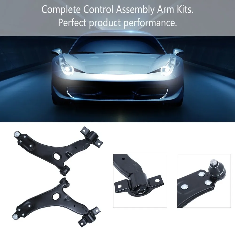 

(Ship From DE) 2 PCS Front Lower Left Right Wishbone For Ford For Focus 1073214 Control Arm Set Car Suspension Kit Vehicle Parts
