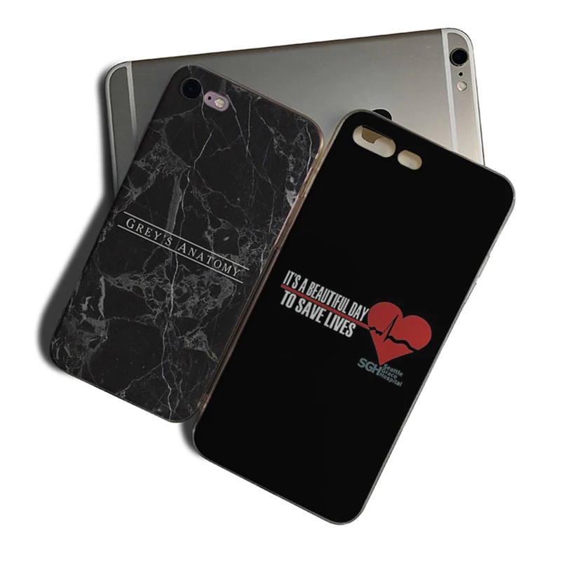 

IMIDO American TV Greys Anatomy Cellphones case cover For Iphone 6 6S 6PLUS 6S PLUS 7 8 7PLUS 8PLUS X XS XR XSMAX 5 5S SE