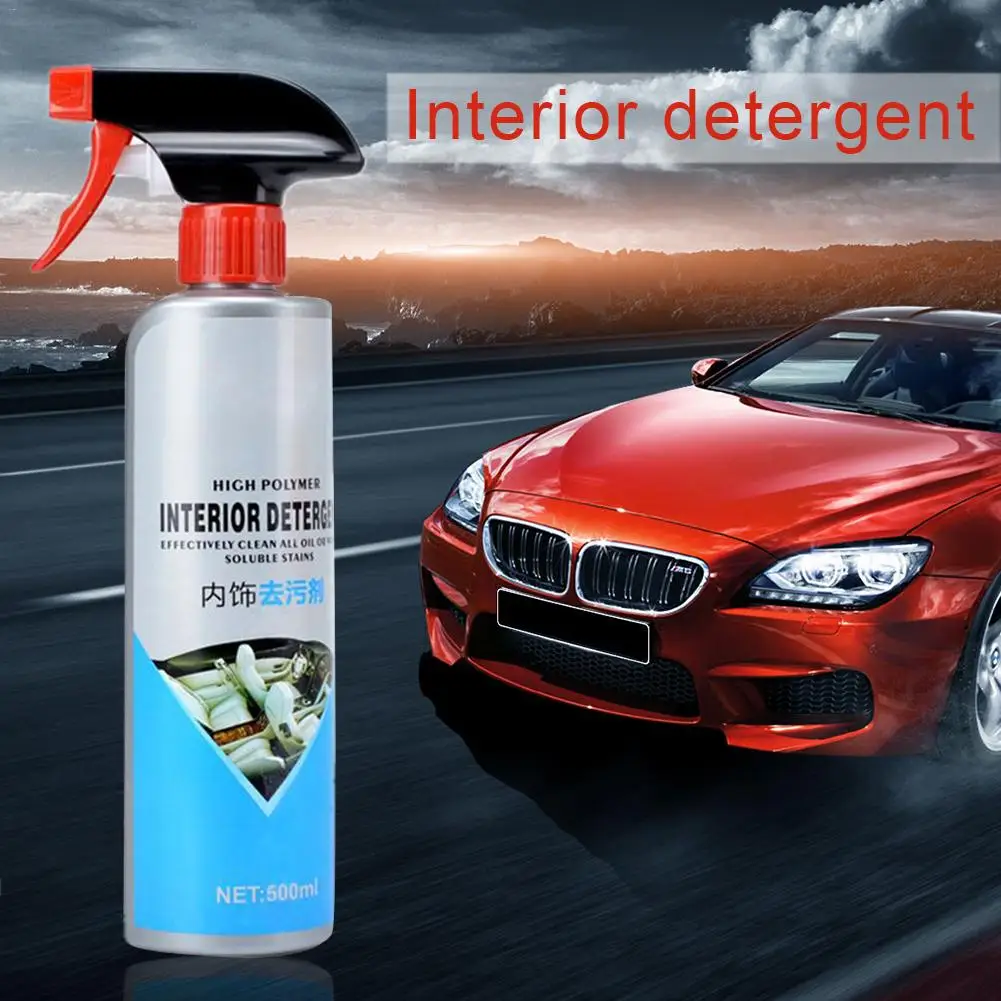 

500ml Multi-functional Car Interior Agent Universal Auto Car Cleaning Agent Car Seat Care Wax Leather Care Cleaner Care Agent