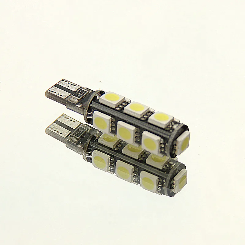 AFAECAR 10 шт T10 5050 13SMD светодиодный Клин супербелый автомобильный лампы