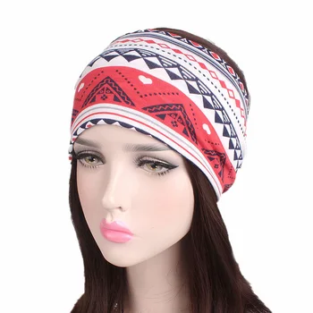 

Sale Bohemia Floral Wide Headwear for women Elastic Hair Bands Fashion Bandage Headwrap