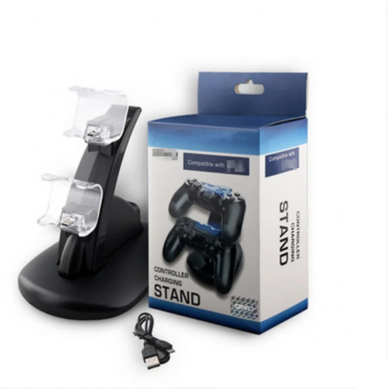 Джойстик PS4 Зарядное устройство Play Station 4 двойной микро-usb зарядное устройство подставка держатель для SONY Playstation 4 PS4 контроллер