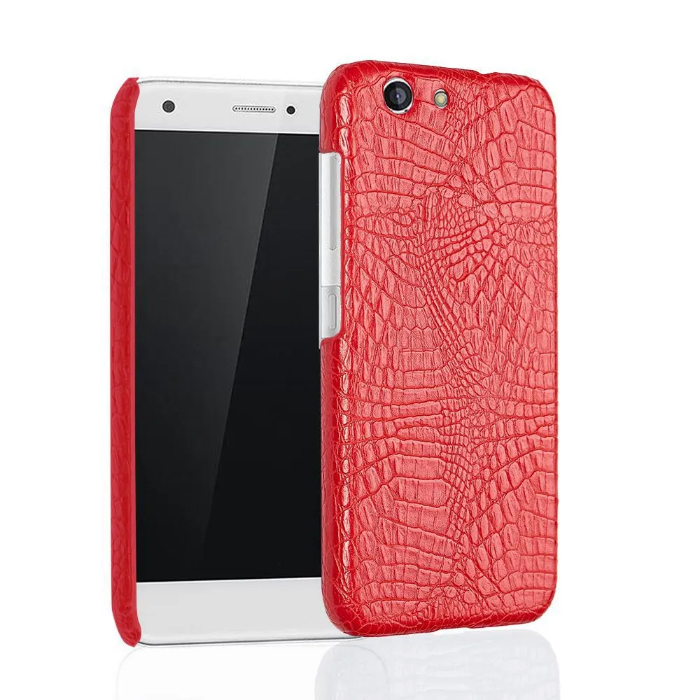 

For ZTE Blade Z10 Case Cover Luxury Crocodile Pattern Leather Back Cover For ZTE A512 A 512 Hard PC Funda For ZTE Blade A512
