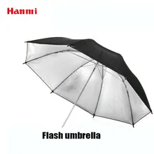 Hanmi Photography Accessories Umbrella Reflector Black Sliver Reflector Umbrella 33″83cm Photo Studio Flash Light Photo Umbrella