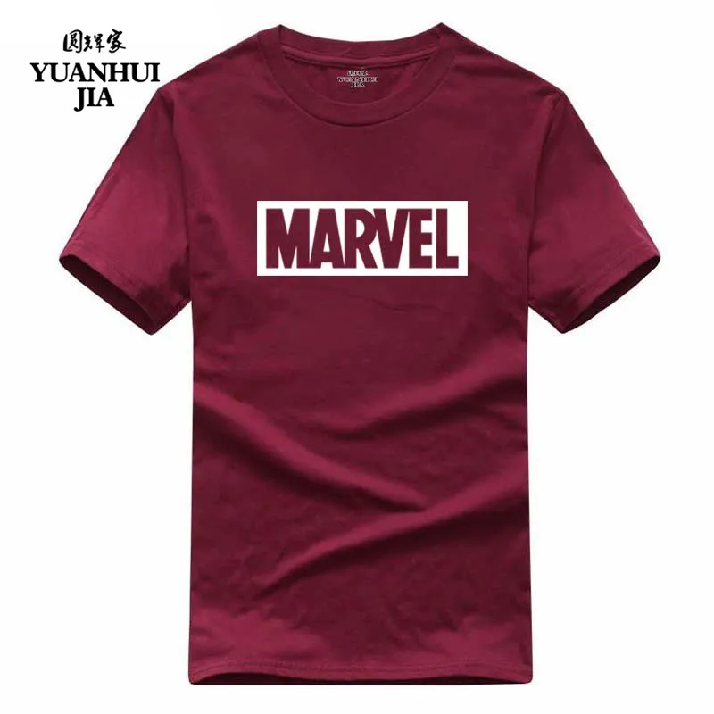 2018 New Fashion MARVEL t-Shirt men cotton short sleeves Casual male tshirt marvel t shirts tops tees Free shipping | Мужская одежда