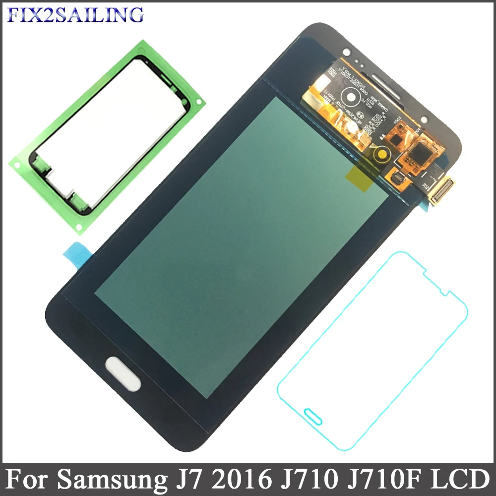 

For Samsung Galaxy J7 2016 J710 J710FN J710F J710M J710Y Super AMOLED LCD Display Touch Screen Digitizer Assembly