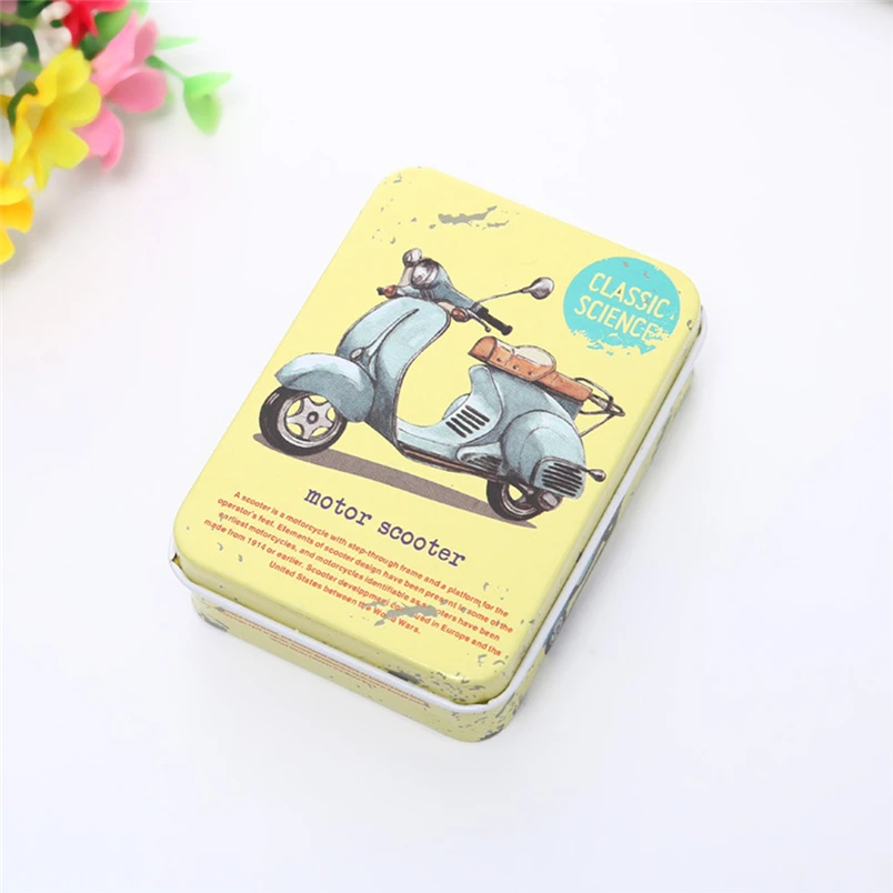 Fashion Travel Cosmetic Case Organizer Storage Cartoon Tinplate storage make up organizer storage organizer storage box #4D10 (6)