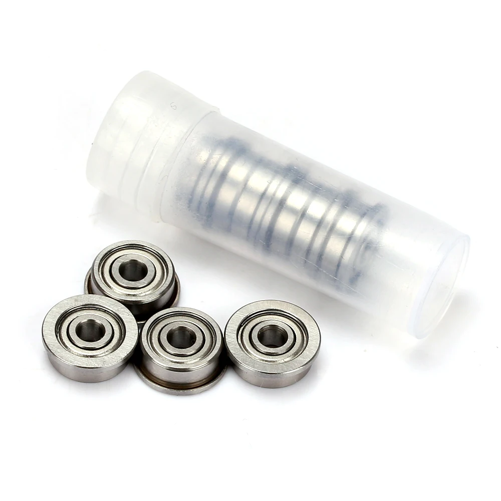 AXK 10 шт. F623ZZ F604ZZ F605ZZ F606ZZ F607ZZ F608ZZ F623ZZ F624ZZ F625ZZ F626ZZ фланец шарикоподшипники 3*10*4 мм F634ZZ F635ZZ