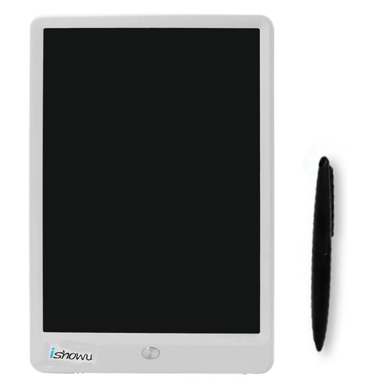 10 ''lcd красочная ультратонкая доска для записей, доска для записей, портативная электронная доска для рисования, планшет, цифровая графическая доска для рисования - Цвет: Белый