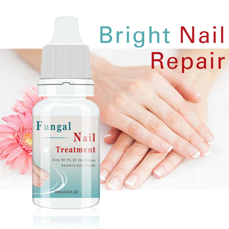 

1 Pcs Nail Bright Onychomycosis Treatment Liquid 10ml Anti-fungus Onychomycosis Moisturizing Nail Repair Liquid Treatment