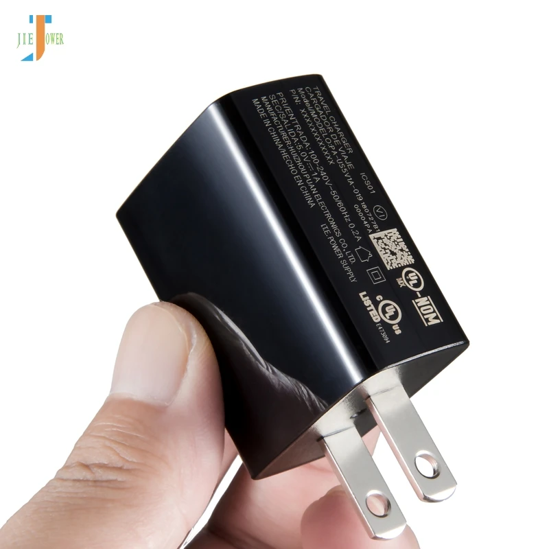 50PCS AH UL FCC US Wall Charger 5V 1A Universal Mobile Phone Charger Smartphone Travel Charging Power Adapter For iPhone 8 7 6 X