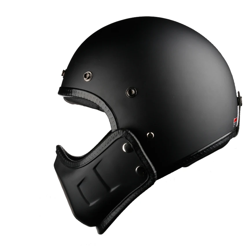 Винтажный мотоциклетный шлем для мотокросса Ретро Кафе Racer Vespa открытое лицо kask