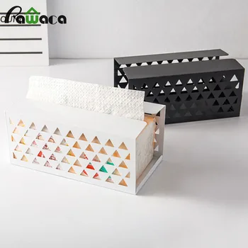 

Iron Tissue Box Car Retangle Napkin Paper Box Tissue Box Cover Holder Paper Towel Container for Home Office Desktop Storage Box