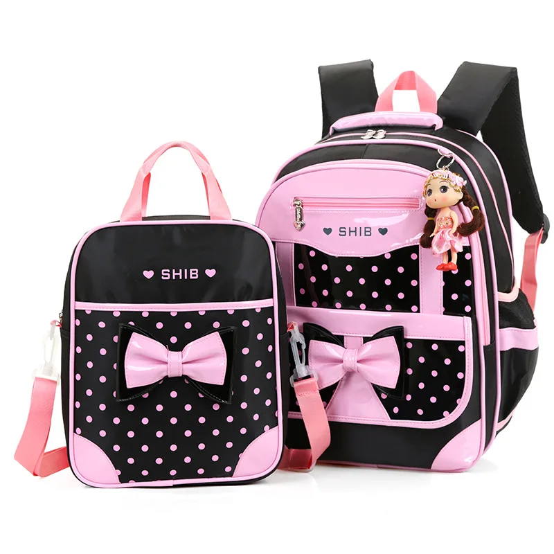 Водостойкие детские школьные сумки для девочек Школьный рюкзак для детей принцессы из мультфильма для девочек; школьный рюкзак, набор Mochila Infantil основной школьный рюкзак