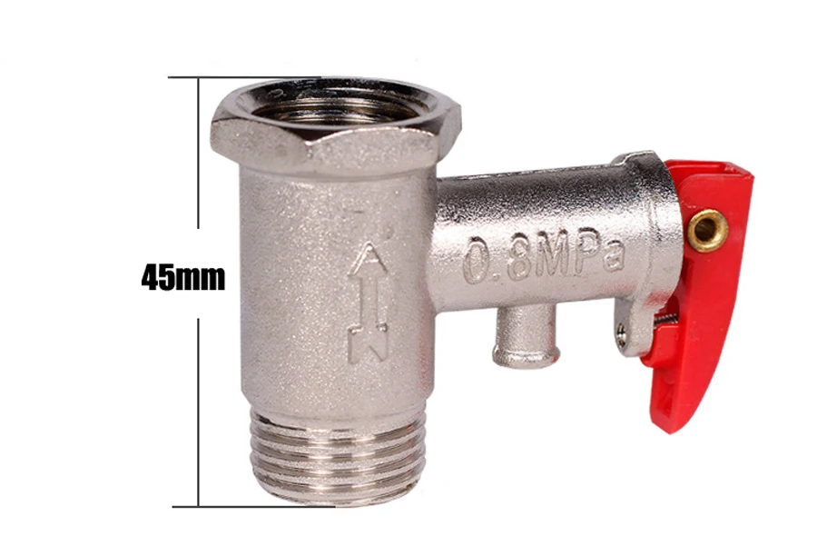 

G1/2" diameter 0.8mpa water temperature and pressure relief valve as tap safety valve for electric solar water heater system