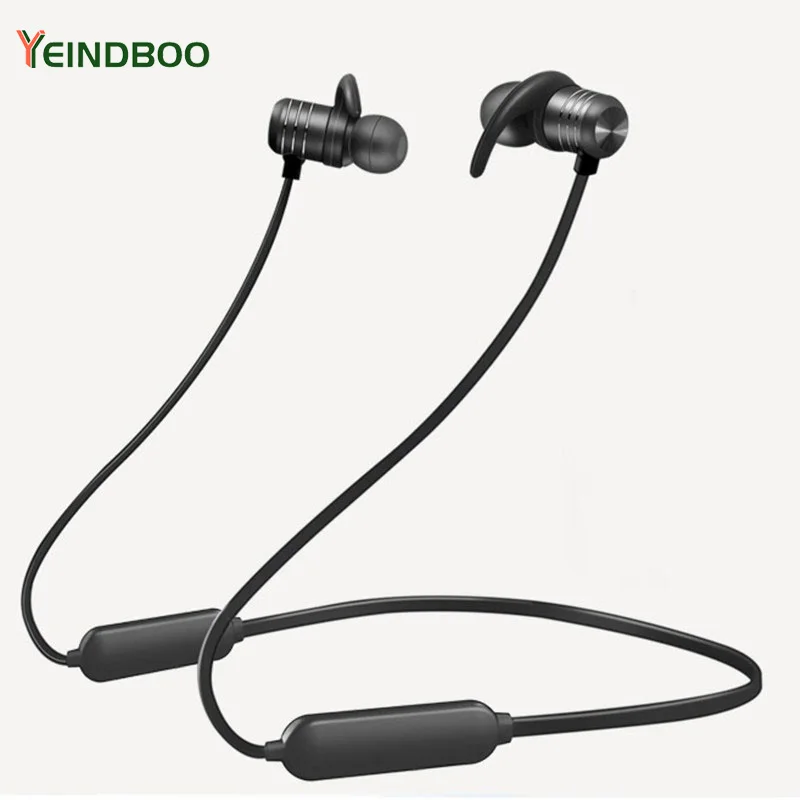 

YEINDBOO Bluetooth Earphone Sports Wireless Headphones Stereo Magnetic Bluetooth Headset For Phone Xiaomi IPhone Android