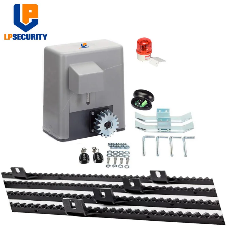 kit4 600 кг автоматические двери операторы раздвижные ворота открывалка с 4 м нейлон стойки - Цвет: kit4