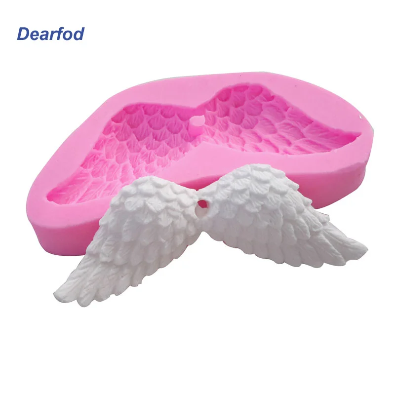 

18051104 Angel Wing Sugar Craft Mold Cake Brim Decoration Silicone Fondant Mold Chocolate Mold Cake DIY Tool