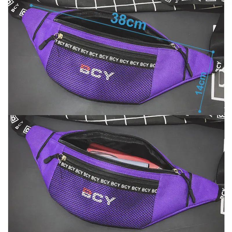 Fanny Pack Harajuku Style Women s Belt Bag 2024 Waist Bag Hip Hop Fashion Bum Bag Men Sling Chest Bag for Travel Dailylife AliExpress